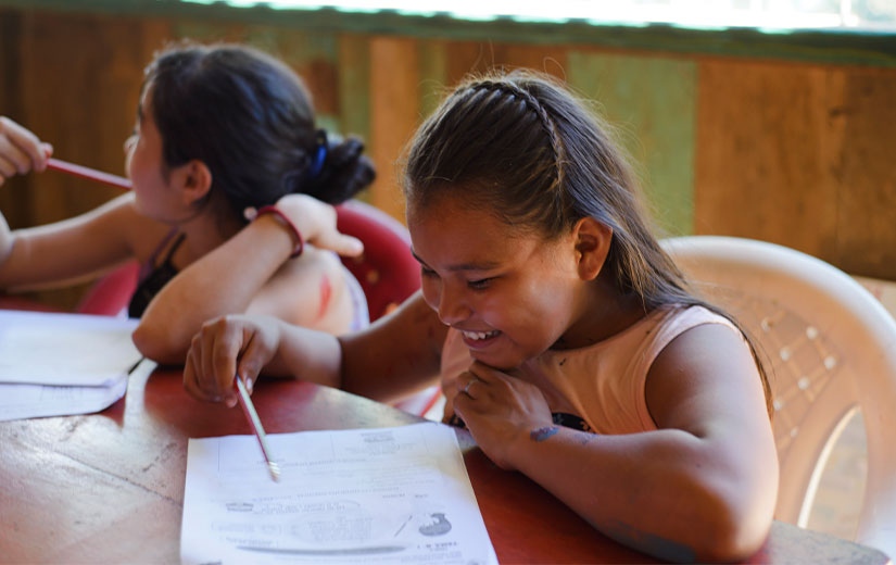 En skoledag i Bolivia