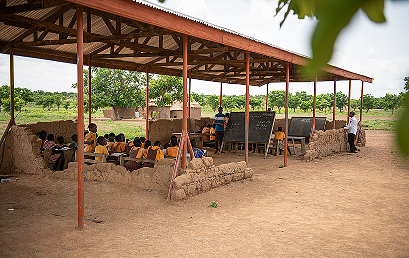 I skole i Ghana