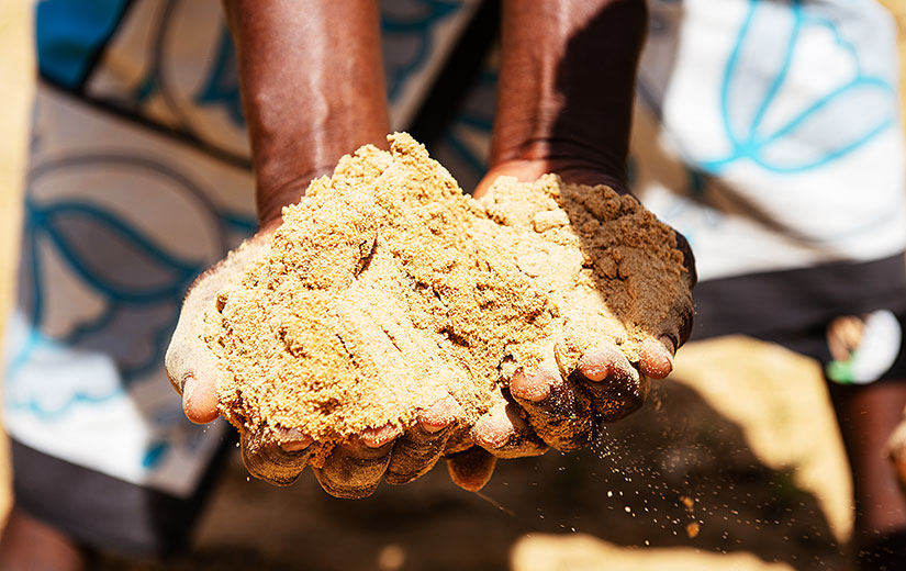 Udvinding af sand kan skade naturen