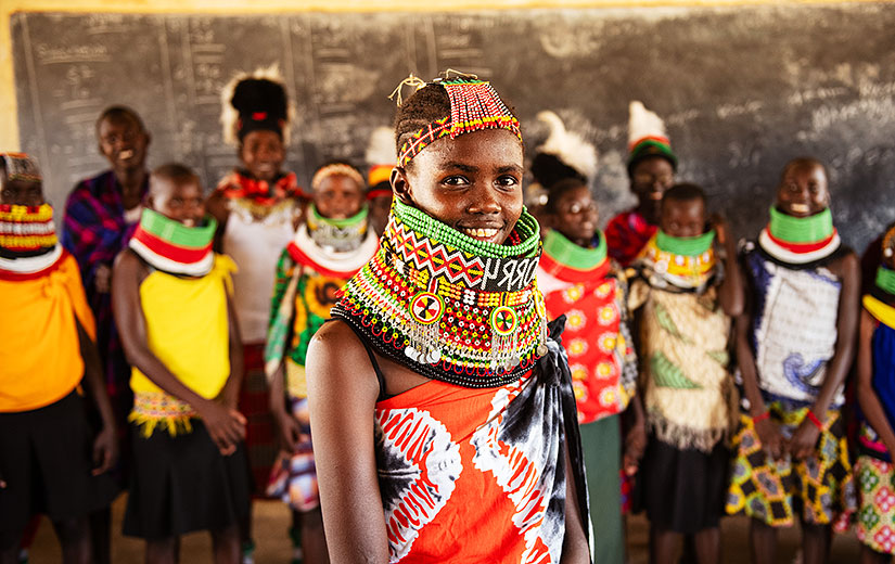 Masaier og turkana-folk 