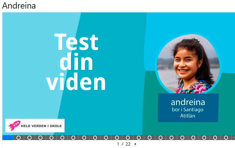 Test din viden om Andreina