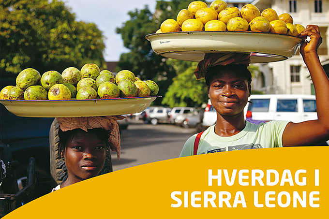 Opgaver til hverdag i Sierra Leone