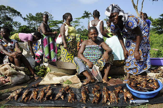 Hvad spiser man i Liberia? trin 1