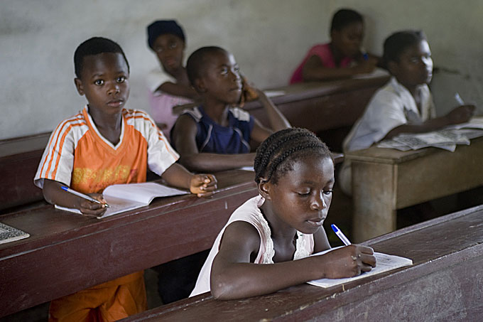 En skoledag i Liberia - trin 2
