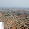 Accra set fra luften - byen har en kæmpestor udstrækning. Foto: Wikimedia Commons