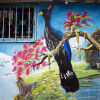 En mur i Santiago Atitlán. Foto: Hans Bach.