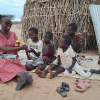 Det kan være overvældende at modtage så meget post på én gang - men det er spændende! Foto: Oxfam Kenya.