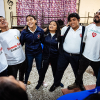Hver anden uge går Roni til PJO-møde. De taler om, hvilke forandringer de gerne vil se i Guatemala City og laver forskellige øvelser. Foto: Hans Bach. 
